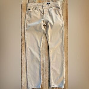 Ag Adriano Goldschmied Pants Men's Size 30 X32 Everett Slim Straight Khaki Tan